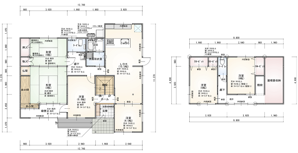 リノベーション　平面図　施工後